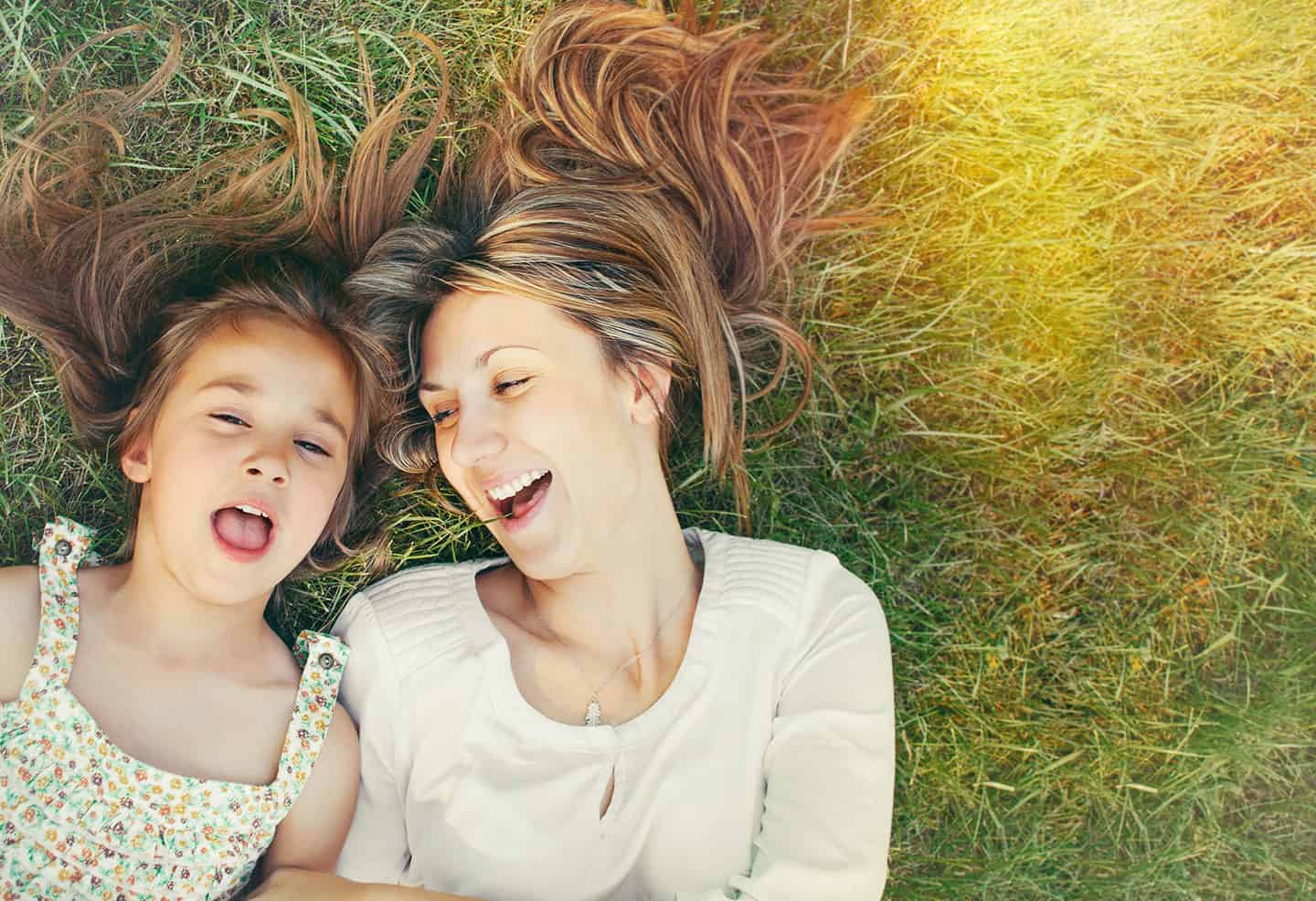 Women on grass